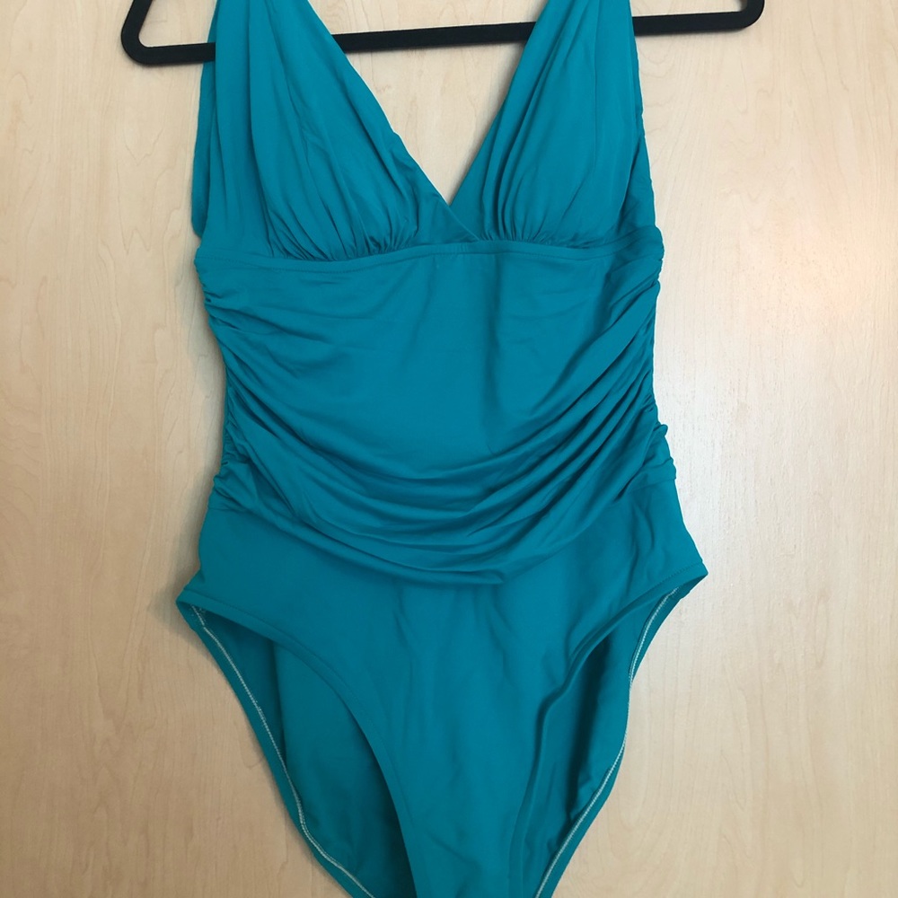 Like-new green/teal swimsuit